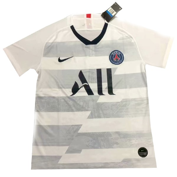 Camiseta de Entrenamiento Paris Saint Germain 2019 2020 Blanco Gris